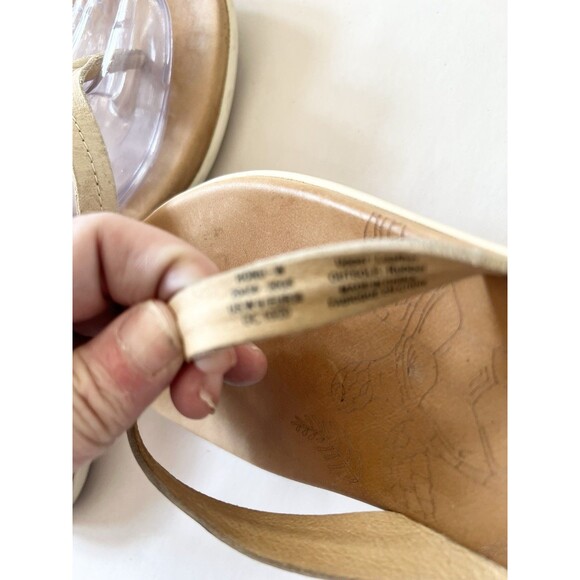 Olukai Honu Women's Size 8 Tapa/Golden sand Flip Flop Comfort Sandals slip on - Picture 7 of 8